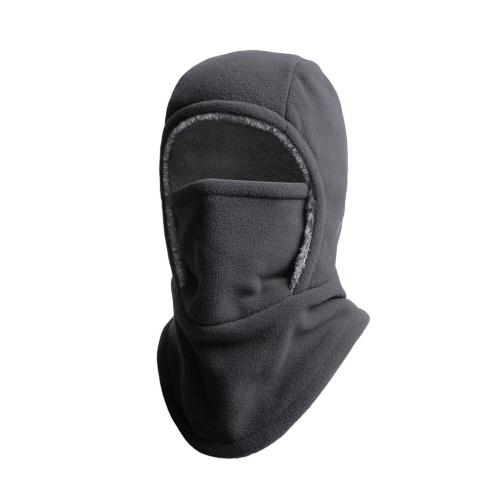 Unisex Winter Warm Balaclava Hat Scarf Integrated Windproof Ski Cycling Neck Gaiter Dark/Gray 9085618874039