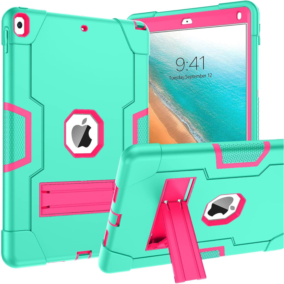 3-Layer Rugged Case Compatible With Ipad Air 3 (10.5", 2019) & Ipad Pro 10.5" (2017), Shockproof With Kickstand 9181073476808