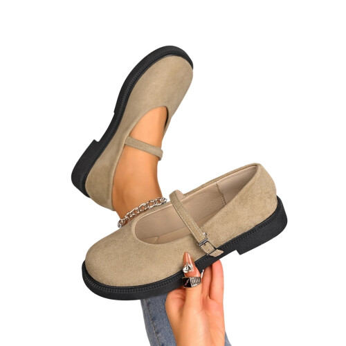 Willtoo Women's Cotton Mary Jane Ballet Flats 2