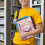 Book Cover with Gift Bag and Decorative Design 1 pcs 5