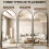 Full Length Arch Floor Mirror Black 71x26 Inch 6