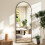 Full Length Arch Floor Mirror Black 71x26 Inch 8
