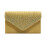 Women's rhinestone envelope clutch bag gold 2
