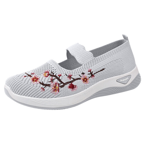 Ορθοπεδικά slip-on παπούτσια για περπάτημα Willtoo για γυναίκες, άνετα, κεντημένα, 2