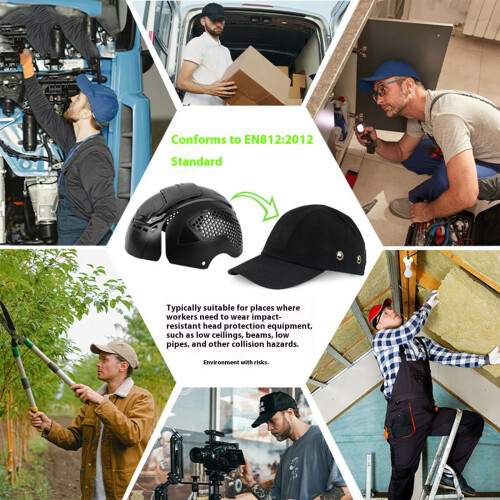Bump Caps Insert Baseball Hard Hat Inserts Safety Bump Caps for Head Protections Easy to Use 1