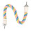 Bird Cotton Rope Perch S Size Pink/Yellow/Blue 2