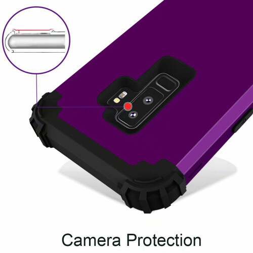 Θήκη Galaxy S9 με σκληρυμένο γυαλί, διπλή επίστρωση, ανθεκτική προστασία από 2