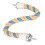 Bird Cotton Rope Perch S Size Pink/Yellow/Blue 8