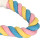 Bird Cotton Rope Perch S Size Pink/Yellow/Blue 7