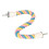 Bird Cotton Rope Perch S Size Pink/Yellow/Blue 12