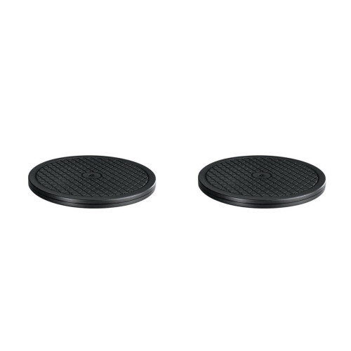 2Pièces Socle Tournant Noir 360 Pour Présentation Déco