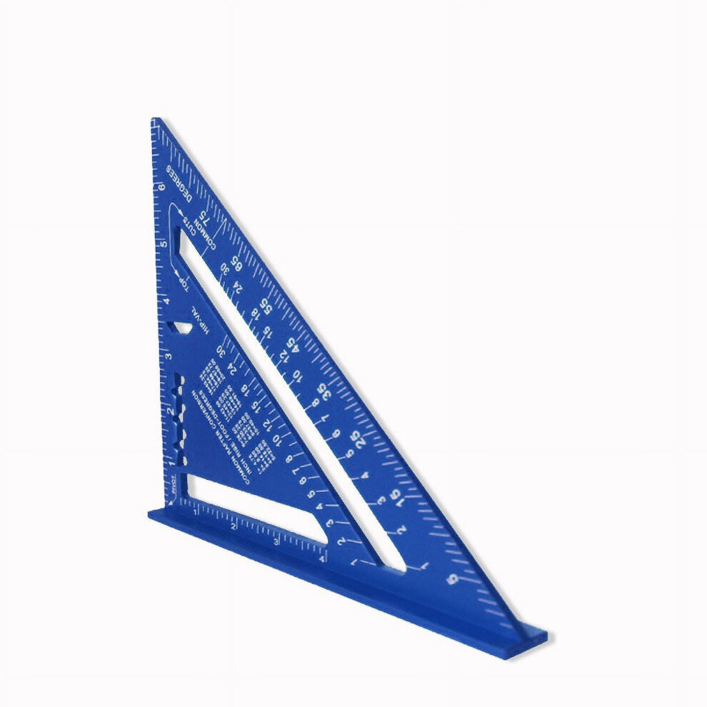 Measurement Tool Square Ruler Aluminum Alloy Speed Protractor Miter For Carpenter Tri-Square Line Scriber Saw Guide,For Accurate Evaluation 9181073479809