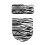 Zebra Polyester Toilet Seat Cover Replacement 17"x21" 2