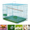 Wire Rectangular Small Cage for Small Birds and Canaries Rekord Equipped Feeders Iron Wire 2