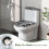Zebra Polyester Toilet Seat Cover Replacement 17"x21" 5