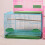 Wire Rectangular Small Cage for Small Birds and Canaries Rekord Equipped Feeders Iron Wire 6