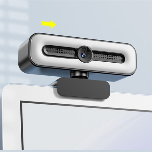 Full HD 4K PC Laptop Webcam Auto Focus Live Streaming Flexible Webcam for Computer PC Web Cam with Microphone 1