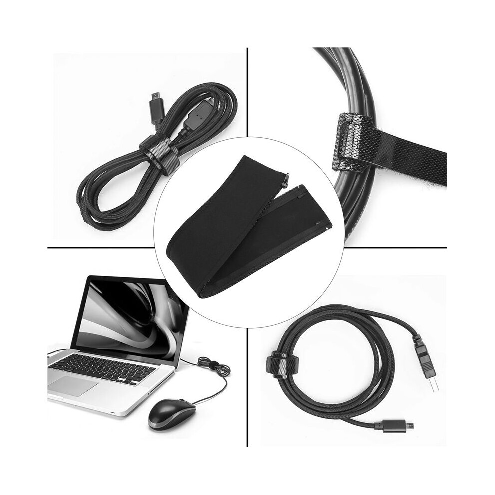 4 Pack Cable Tidy Tube For Tv Computer Home Entertainment,Cable Management Zipper Sleeve Cable Organisers Sleeve 6031386907465
