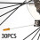 Bike Cable End Caps Gold 30 Pieces 7