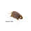 Realistic Rat Plush Toy Brown Soft 13.78 Inch 2