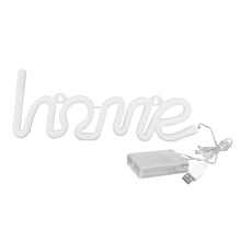 IP54Waterproof Post Lamp E26Aluminum Fence Light Fixtures USB Powered Neon Sign For Night Light Decor In Wedding Bedroom Party (Heart Shape Design)