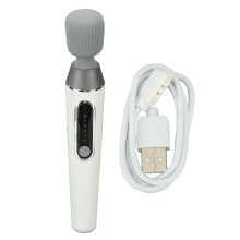 Draagbaar massageapparaat voor diepe weefselmassage, ergonomisch ontworpen handmassageapparaat met 5 vibratiestanden en oplaadbare USB-batterij voor