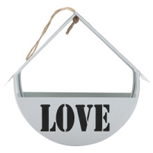 Wall-Mounted Flowerpot Metal Wall Planter, Galvanized Iron Hanging Planter With Rope, Simple And Stylish Design, Exquisite Craftsmanship, Durable And