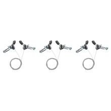 3Pièces Aluminium Ergonomique Noir