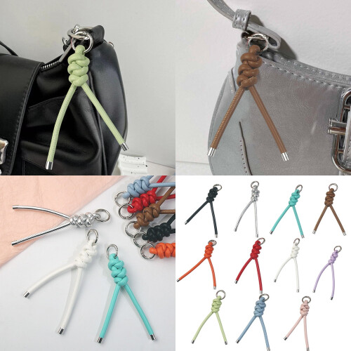 Eochairshlabhra Leathar PU Braidithe Triantánach 14cm 1