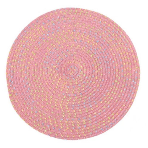 Nordic Style Round Cotton Placemat 4 Pack 1
