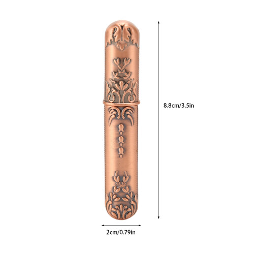 Rose Gold Sewing Needles Case 8.8x2cm 1pc 1