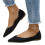 Willtoo Women's Solid Color Pointed Toe Flat Shoes 4