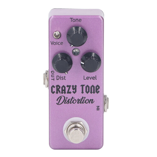 Πεντάλ εφέ κιθάρας Distortion με διακόπτη True Bypass, κύκλωμα χαμηλού θορύβου, καθαρή 2
