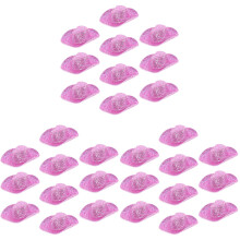 30Pièces Mini Chapeaux Cowgirl Violet En Tissu Pour Artisanat DIY