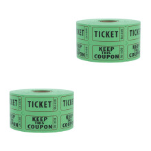 1000Pièces Billets Perforés Vert 170G Pour Récompenses Et Fêtes