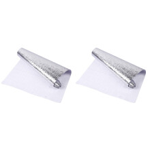 2Pcs Heat Resistant Grease-Proof Aluminum Foil Paper for Kitchen Use