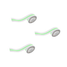 3Pcs Durable Green Anti Skid Stair Tape Peva Glow in Dark Indoor Use