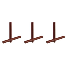 6Pièces Kit Cire Bois Réparateur Pour Taches Rayures Marron