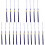 20Pcs Blue Graduation Hat Accessories Tassels Elegant Polyester Decor 1