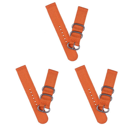 3pcs Strap Watch Man Ring Buckle Sports