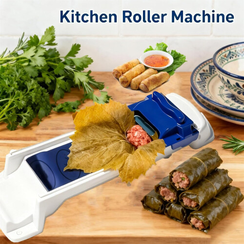 Lumpia Roller Machine, Spring Roll Maker for DIY Eggroll & Sushi, Multi-functional Plastic Kitchen Tool for Beginners 1
