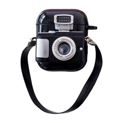 Θήκη ακουστικών Mini Camera Shape Ανθεκτικό στις γρατσουνιές Φορητά ακουστικά συμβατά 1