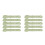 10Pcs Cat Treat Spoon Squeezer Light Green Plastic for Precise Feeding 1
