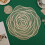 Floral Round Coasters Set 4pcs for Home Wedding Tabletop 4