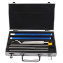 Wood Lathe Tool Kit with Carbide Inserts, Interchangeable Carbide Blade Tips CNC Machined Square Shaft Stainless Steel Turning Tools with Ergonomic