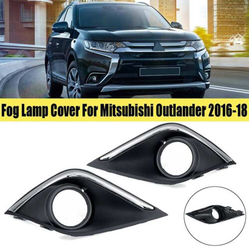 Right Front Fog Light Lamp Cover Bezel Frame for  Outlander 2016-2018 1