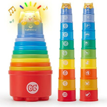 Stacking Toys for Toddlers 1-3, Montessori Learning Cups – Compatible with Early Development, Ideal Birthday Gift for 1-2 Year Olds
