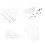 5/6pcs Beading Needle Stainless Steel Stringing Needle for Handmade Ornaments 8