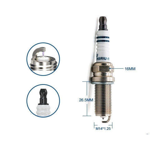 Spark Plug KH5RIU-11 Compatible with Nissan 1