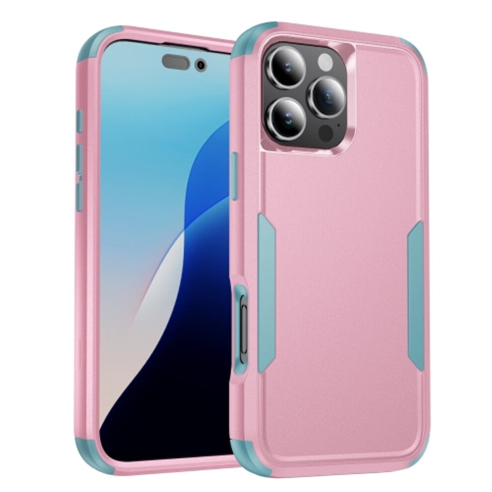 Heavy Duty 3-Layer Shockproof Bumper Case For Iphone 16 Pro Max 6.9-Inch Â + Mint, Compatible With Iphone 16 Pro Max Pink 9313598243829